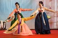 Korean girls during them performance in the Oriental Festival in Genoa, Italy