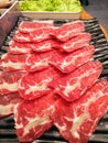 Korean grilled pork tenderlion slices Royalty Free Stock Photo