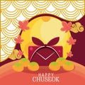 korean happy chuseok card