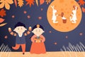 Korean holiday Chuseok design