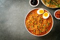 Korean instant noodles with egg