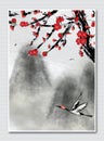 Korean / Japanese / Chinese style black ink painting