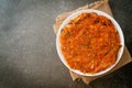 Korean Kimchi pancake or Kimchijeon Royalty Free Stock Photo