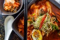 Korean Kimchi Ramen Royalty Free Stock Photo