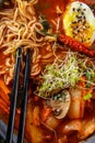 Korean Kimchi Ramen Royalty Free Stock Photo