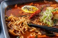 Korean Kimchi Ramen Royalty Free Stock Photo