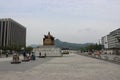 Korean King Sejong the Great& x27;s statue at Gwanghwamun Square, Seoul, South Korea