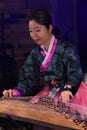 Korean musician. kayagum player.