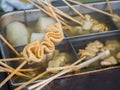 Korean odeng fish cake or Eomuk Guk is popular street foods style