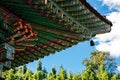 Korean old temple, Korean traditional roof eaves Royalty Free Stock Photo