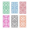 Korean ornament for door, window, wall and fence