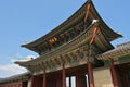 Korean palace - Gyeongbokgung Royalty Free Stock Photo