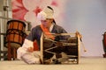 Korean percussionist Royalty Free Stock Photo