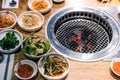 Korean pickle or Pickled radish vegetables set and seasoning on bowl