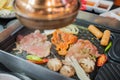 Korean pork BBQ Royalty Free Stock Photo