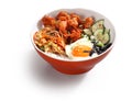 Korean pork bowl with egg Royalty Free Stock Photo
