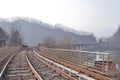 Korean Rail Bike carts activities Royalty Free Stock Photo