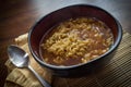 Korean Spicy Ramen Royalty Free Stock Photo