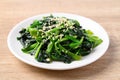 Korean spinach salad (Sigeumchi namul), Korean side dish