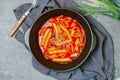 Korean Stir-fried Rice Cake, \'Tteokbokki Royalty Free Stock Photo