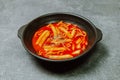 Korean Stir-fried Rice Cake, \'Tteokbokki Royalty Free Stock Photo