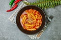 Korean Stir-fried Rice Cake, \'Tteokbokki Royalty Free Stock Photo