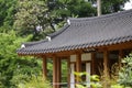 Korean-style roof Royalty Free Stock Photo