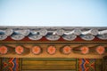 Korean style roof Royalty Free Stock Photo