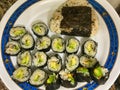 Korean sushi ready to eat named gimbap