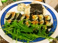 Korean sushi ready to eat named gimbap