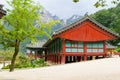 Korean temple Royalty Free Stock Photo