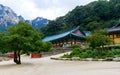 Korean temple Royalty Free Stock Photo