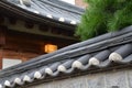 Korean traditional architecture. Old house in Seoul, Korea Royalty Free Stock Photo