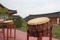 Korean traditional drum Royalty Free Stock Photo