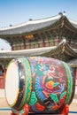 Korean traditional drum Royalty Free Stock Photo