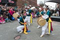 Korean Traditional Farmers Dance Royalty Free Stock Photo