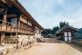 Korean traditional house at Gyeongju Yangdong village in Korea Royalty Free Stock Photo