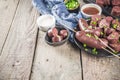 Korean blood sausage soondae Royalty Free Stock Photo