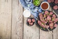 Korean blood sausage soondae Royalty Free Stock Photo