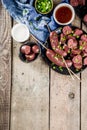 Korean blood sausage soondae Royalty Free Stock Photo