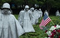 Korean War memorial in Washington DC