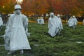 Korean War Veterans Memorial Statues Royalty Free Stock Photo