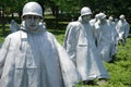 Korean war veterans memorial in Washington DC