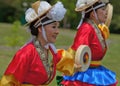 Korean Women Dancing at Cultural Celebration