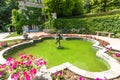 Koreiz, Crimea - July 7. 2019. Fountain in the territory of Palace of a Princes Yusupov