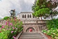 Koreiz, Crimea - July 10. 2019. Ladder to the Princes Yusupov Palace