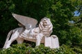 Koreiz, Crimea - July 10. 2019. Yusupov Palace - museum ensemble palace and garden park art on the southern coast of Crimea Royalty Free Stock Photo