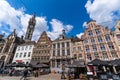 Korenmarkt, a city square in Ghent, Belgium