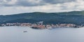 View of Korkula city in Croatia. Royalty Free Stock Photo