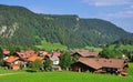 Kornau near Oberstdorf,Bavaria Royalty Free Stock Photo